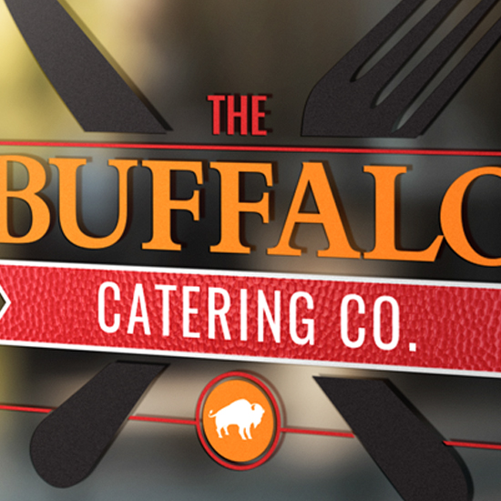 Branding Logo Design Buffalo Catering Co. Featured